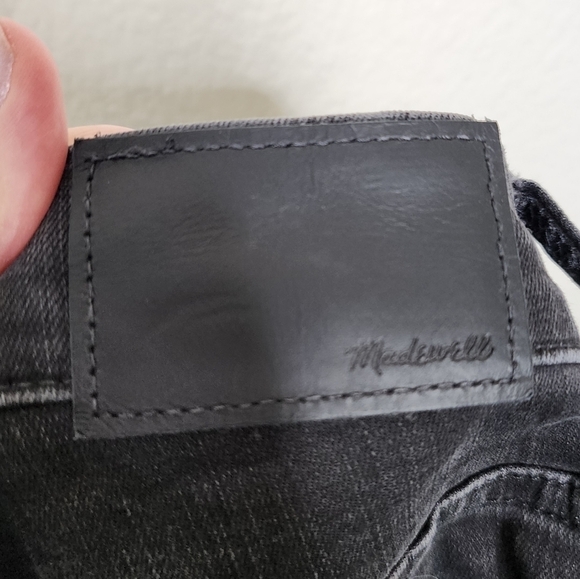 MadewellBerkeley Black Button-Through 10" High-Rise Skinny Jeans 26P - Picture 7 of 8
